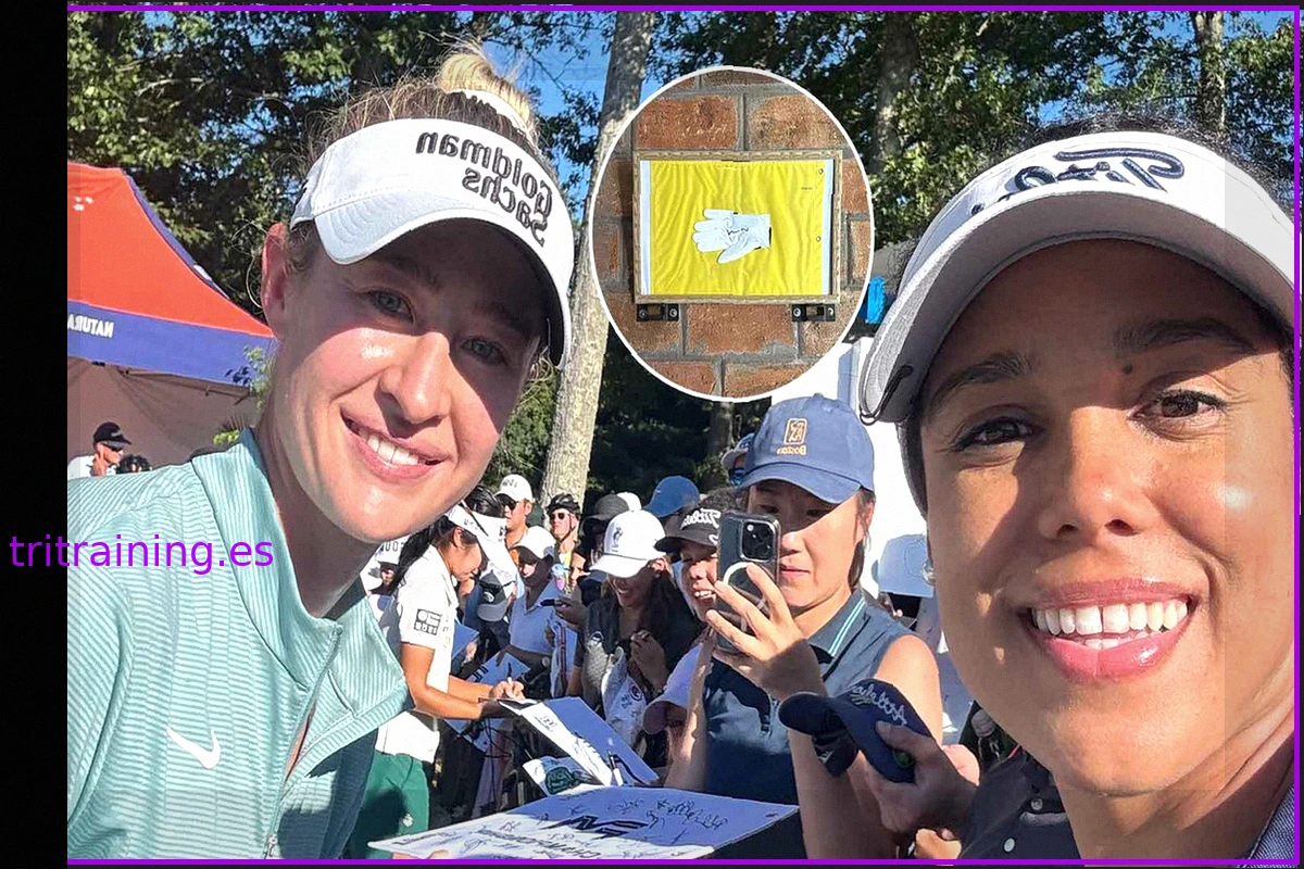 Un Guante Firmado de Nelly Korda se Convirtió en un Regalo Apreciado para Niños al Otro Lado del Mundo
