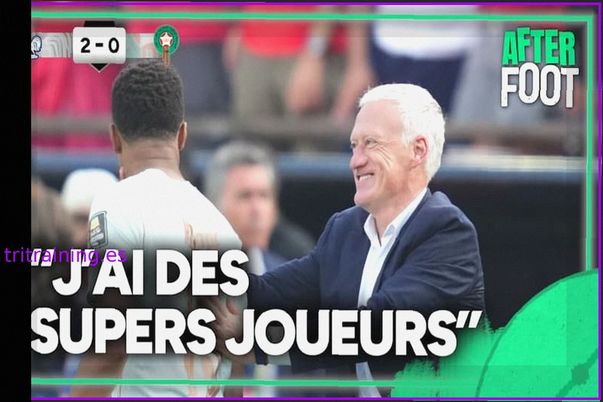Francia 2-0 Marruecos: Deschamps elogia el nivel de los 'Bleus' pero busca mantener a todos concentrados